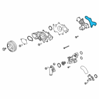 OEM 2020 Lincoln Navigator Auxiliary Pump Gasket Diagram - HL3Z-8507-E