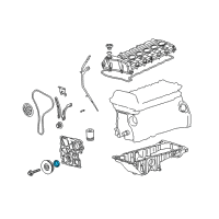 OEM 2004 GMC Envoy XUV Front Seal Diagram - 89017621