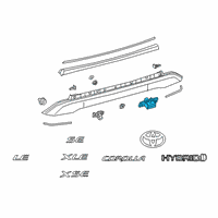 OEM 2022 Toyota Mirai Trunk Switch Diagram - 84945-12070