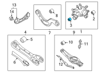 OEM Hyundai BUSH-RR ASSIST ARM Diagram - 55252-N9100