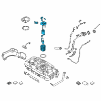 OEM Kia Niro Fuel Pump Assembly Diagram - 31120G2600