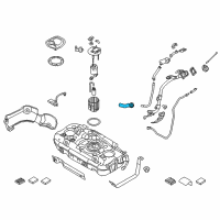 OEM 2019 Hyundai Ioniq Hose-Fuel Filler Diagram - 31036-G2600