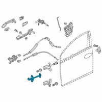 OEM 2017 Honda Civic Checker Complete, Rear Front Diagram - 72340-TBA-A01