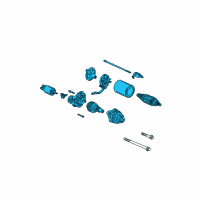 OEM 2003 Acura CL Starter Motor Assembly (Reman) Diagram - 06312-P8E-505RM
