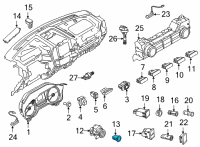 OEM 2022 Ford F-150 SWITCH ASY - SOLENOID CONTROL Diagram - ML3Z-10B776-AA