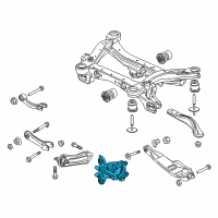 OEM 2017 Chrysler 200 Knuckle-Rear Diagram - 68200070AD