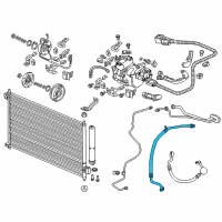 OEM 2014 Acura ILX Hose, Suction Diagram - 80312-TX8-A01