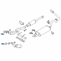 OEM 2016 Ford F-150 Catalytic Converter Stud Diagram - -W716667-S900