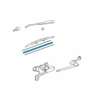 OEM 2001 Toyota 4Runner WIPERINSERT-B425 Diagram - 85214-YZZD4-TM