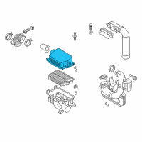 OEM 2015 Kia Forte5 Cover-Air Cleaner Diagram - 28111A5000