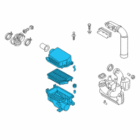 OEM Hyundai Elantra GT Cleaner Assembly-Air Diagram - 28110-A5300