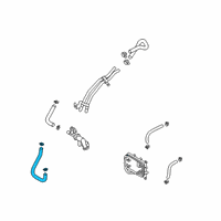 OEM Hyundai Hose Assembly-Radiator, Lower Diagram - 25410-D3501