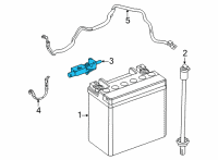 OEM Jeep Battery Terminals Diagram - 68438689AB