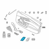 OEM 2019 BMW X4 BUTTON SEAT MEMORY RIGHT Diagram - 61-31-7-937-970