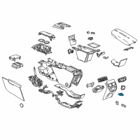 OEM Cadillac Seat Heat Switch Diagram - 22776656