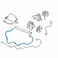 OEM 2011 Buick LaCrosse Hose Asm-P/S Fluid Reservoir Inlet Diagram - 22783159