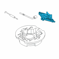 OEM 2012 Kia Forte Koup Jack Assembly Diagram - 091101M100