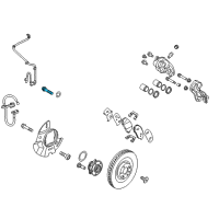 OEM 2015 Hyundai Santa Fe Bolt-Caliper Mounting Diagram - 58151-4D000