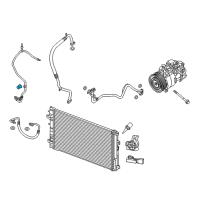 OEM 2019 Infiniti QX30 Sensor Assembly-Pressure Diagram - 92136-5DA0A