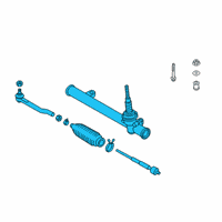 OEM 2018 Nissan Kicks Gear & Linkage-Steering Diagram - 48001-5RL0B