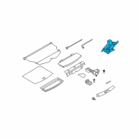 OEM Nissan Rogue Jack Complete Diagram - 99550-EQ56C