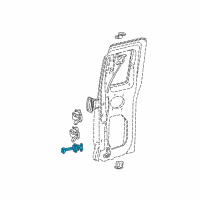 OEM Ford Ranger Door Check Diagram - F87Z-1327204-AA