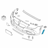 OEM 2018 BMW 640i xDrive Side-Marker Rear Reflector, Right Diagram - 63-14-7-203-266