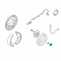 OEM Nissan Cap-Hub, Rear Wheel Diagram - 43234-4Z300