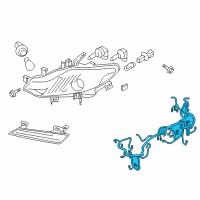 OEM Nissan Harness-Sub Diagram - 24023-1AA0A