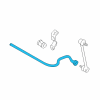 OEM 2000 Toyota Camry Stabilizer Bar Diagram - 48812-AC040