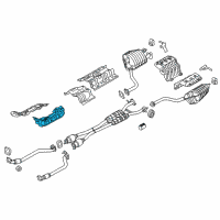 OEM 2015 Hyundai Equus Protector-Heat Front, LH Diagram - 28791-3M000