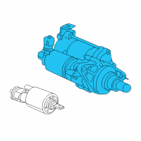 OEM 1998 Honda Civic Starter, Reman Diagram - 06312-P2M-506RM