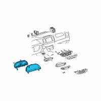 OEM 2005 Toyota Camry Cluster Assembly Diagram - 83800-06B70