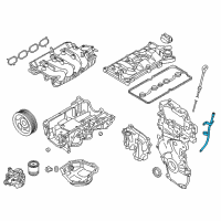 OEM 2012 Nissan Juke Guide-Oil Level Diagram - 11150-1KC0A