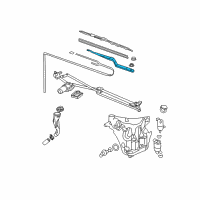 OEM 2002 Pontiac Aztek Wiper Arm Diagram - 10317150