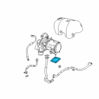 OEM Jeep Gasket-TURBOCHARGER Diagram - 4893382AA