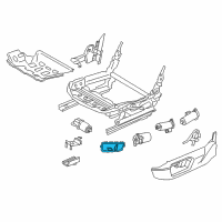 OEM 2017 BMW X1 Switch, Seat Adjustment Diagram - 61-31-9-276-616