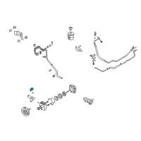 OEM 2021 Nissan GT-R Connector Assy-Power Steering Pump Diagram - 49161-JF00A