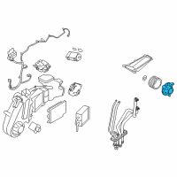 OEM 2009 Ford Taurus X Blower Motor Diagram - 8A4Z-19805-A