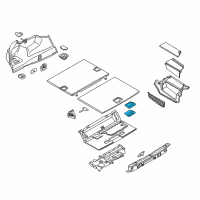 OEM 2019 BMW 530e Handle, Floor Carpet-Luggage Comp Diagram - 51-47-7-425-065