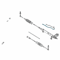 OEM 1998 Oldsmobile Intrigue Pipe Kit, Steering Gear(Long) Diagram - 26031077