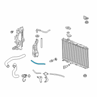 OEM 2011 Honda Civic Hose (340MM) (ATf) (Toukai) Diagram - 25213-P48-007