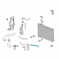 OEM 2014 Acura ILX Hose 320Mm, Atf Diagram - 25214-RBA-007