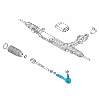 OEM 2019 BMW 640i xDrive Gran Coupe Outer Tie Rod Diagram - 32-10-6-784-796