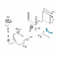 OEM BMW X5 Cylinder Head Coolant Hose Diagram - 11-53-7-550-062