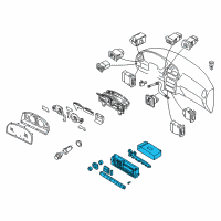 OEM 2003 Infiniti QX4 Control Assembly Diagram - 27500-4W300