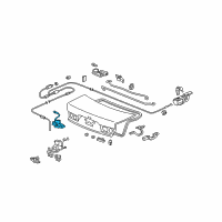 OEM 2004 Acura TSX Switch Assembly, Trunk Opener Diagram - 74810-SEA-013