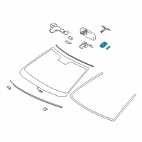 OEM 2007 Lexus LS460 Sensor, Rain Diagram - 89941-50030