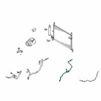 OEM 2009 Nissan GT-R Pipe Front Cooler High Diagram - 92440-JF11A