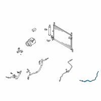 OEM 2021 Nissan GT-R Pipe-Front Cooler, High A Diagram - 92441-6AV0A